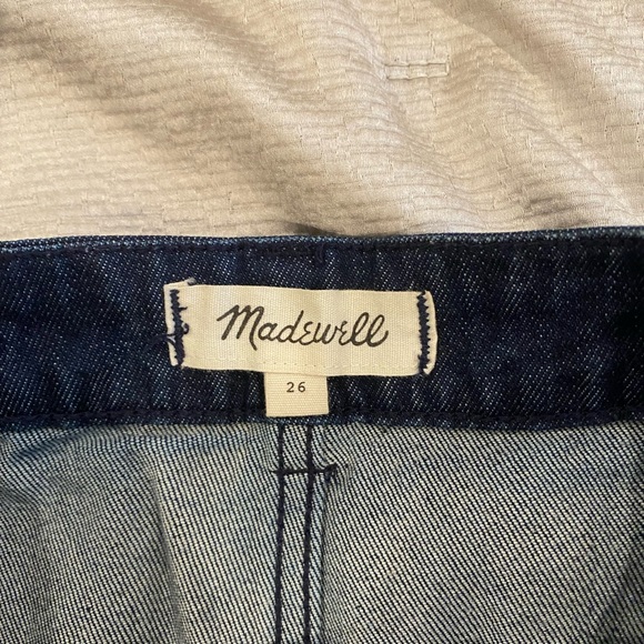 High Waisted Denim Mini Skirt with front zipper from Madewell - Picture 2 of 2